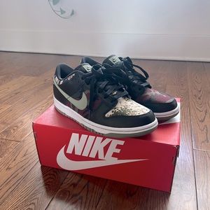 Nike Dunk Black Multi-Camo